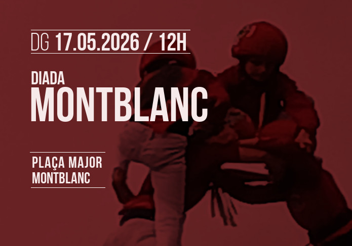 diada castellera montblanc 17 de maig 2026